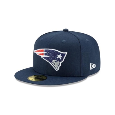 Sapca New Era New England Patriots NFL Crystals from Swarovski 59FIFTY Fitted - Albastri